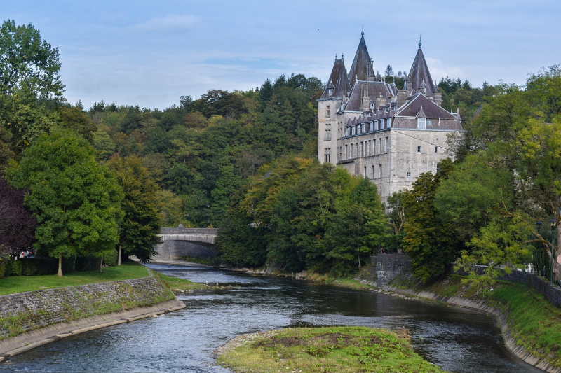 Kasteel van Durbuy - panoramisch zicht