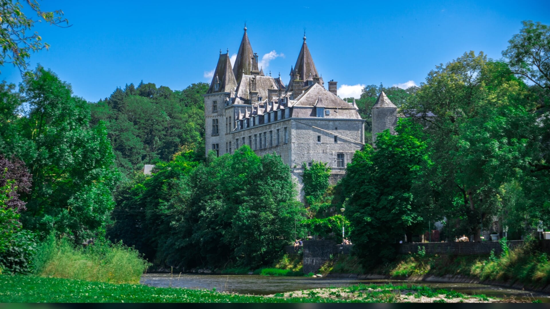 Kasteel van Durbuy - zicht vanuit de oude stad